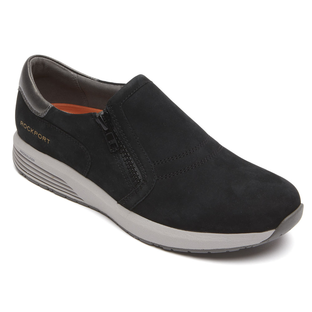 Rockport Sneakers For Womens Black - Trustride ProWalker Slip-On - WQ8901342